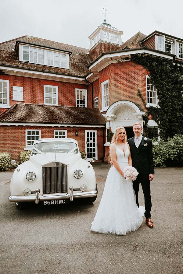 Wedding couple New Forest venue