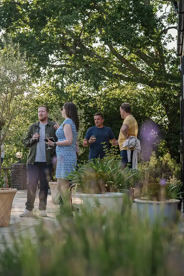 People on the terrace